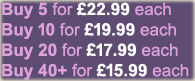 Bulk quantity pricing on this product